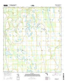 Kenansville Florida Current topographic map, 1:24000 scale, 7.5 X 7.5 Minute, Year 2015