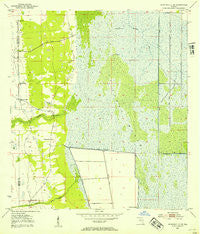 Kenansville NE Florida Historical topographic map, 1:24000 scale, 7.5 X 7.5 Minute, Year 1953