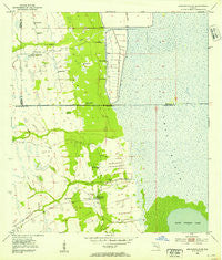 Kenansville SE Florida Historical topographic map, 1:24000 scale, 7.5 X 7.5 Minute, Year 1953