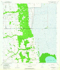 Kenansville SE Florida Historical topographic map, 1:24000 scale, 7.5 X 7.5 Minute, Year 1953