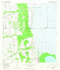 Kenansville SE Florida Historical topographic map, 1:24000 scale, 7.5 X 7.5 Minute, Year 1953