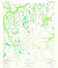 Kenansville Florida Historical topographic map, 1:24000 scale, 7.5 X 7.5 Minute, Year 1953