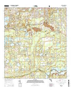 Keuka Florida Current topographic map, 1:24000 scale, 7.5 X 7.5 Minute, Year 2015