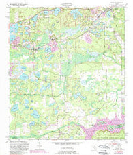 Keuka Florida Historical topographic map, 1:24000 scale, 7.5 X 7.5 Minute, Year 1949