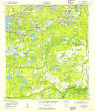 Keuka Florida Historical topographic map, 1:24000 scale, 7.5 X 7.5 Minute, Year 1949