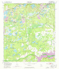 Keuka Florida Historical topographic map, 1:24000 scale, 7.5 X 7.5 Minute, Year 1949