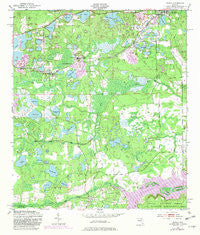Keuka Florida Historical topographic map, 1:24000 scale, 7.5 X 7.5 Minute, Year 1949