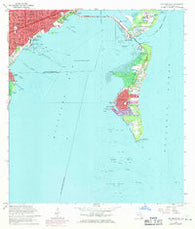Key Biscayne Florida Historical topographic map, 1:24000 scale, 7.5 X 7.5 Minute, Year 1962
