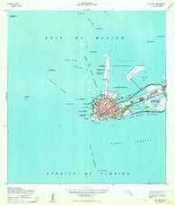 Key West Florida Historical topographic map, 1:24000 scale, 7.5 X 7.5 Minute, Year 1962