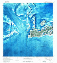 Key West Florida Historical topographic map, 1:24000 scale, 7.5 X 7.5 Minute, Year 1971