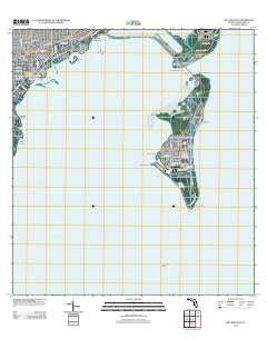 Key Biscayne Florida Historical topographic map, 1:24000 scale, 7.5 X 7.5 Minute, Year 2012