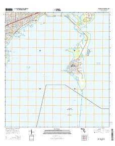 Key Biscayne Florida Current topographic map, 1:24000 scale, 7.5 X 7.5 Minute, Year 2015