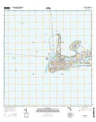 Key West Florida Current topographic map, 1:24000 scale, 7.5 X 7.5 Minute, Year 2015