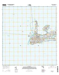 Key West Florida Current topographic map, 1:24000 scale, 7.5 X 7.5 Minute, Year 2015