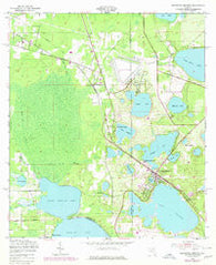 Keystone Heights Florida Historical topographic map, 1:24000 scale, 7.5 X 7.5 Minute, Year 1949