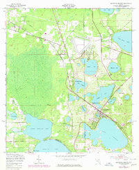 Keystone Heights Florida Historical topographic map, 1:24000 scale, 7.5 X 7.5 Minute, Year 1949