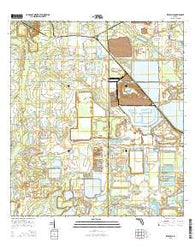 Keysville Florida Current topographic map, 1:24000 scale, 7.5 X 7.5 Minute, Year 2015