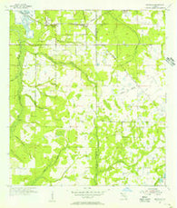 Keysville Florida Historical topographic map, 1:24000 scale, 7.5 X 7.5 Minute, Year 1955