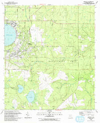 Kingsley Florida Historical topographic map, 1:24000 scale, 7.5 X 7.5 Minute, Year 1992