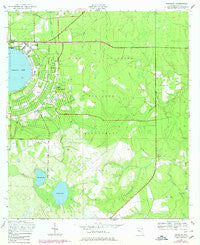 Kingsley Florida Historical topographic map, 1:24000 scale, 7.5 X 7.5 Minute, Year 1949
