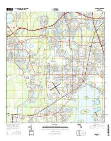 Kissimmee Florida Current topographic map, 1:24000 scale, 7.5 X 7.5 Minute, Year 2015