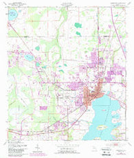 Kissimmee Florida Historical topographic map, 1:24000 scale, 7.5 X 7.5 Minute, Year 1953