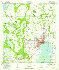 Kissimmee Florida Historical topographic map, 1:24000 scale, 7.5 X 7.5 Minute, Year 1953