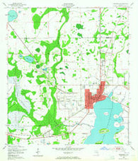 Kissimmee Florida Historical topographic map, 1:24000 scale, 7.5 X 7.5 Minute, Year 1953