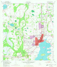 Kissimmee Florida Historical topographic map, 1:24000 scale, 7.5 X 7.5 Minute, Year 1953
