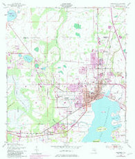 Kissimmee Florida Historical topographic map, 1:24000 scale, 7.5 X 7.5 Minute, Year 1953
