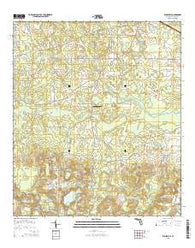 Kynesville Florida Current topographic map, 1:24000 scale, 7.5 X 7.5 Minute, Year 2015