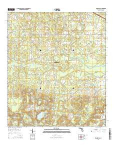 Kynesville Florida Current topographic map, 1:24000 scale, 7.5 X 7.5 Minute, Year 2015