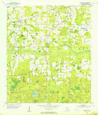 Kynesville Florida Historical topographic map, 1:24000 scale, 7.5 X 7.5 Minute, Year 1952