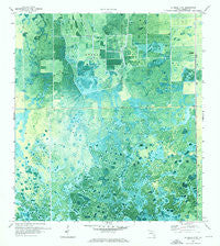 La Belle 4 NW Florida Historical topographic map, 1:24000 scale, 7.5 X 7.5 Minute, Year 1970