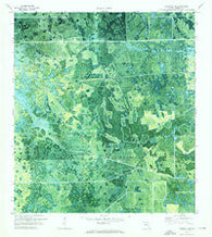 La Belle 4 SE Florida Historical topographic map, 1:24000 scale, 7.5 X 7.5 Minute, Year 1970