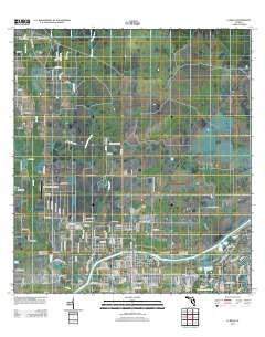 La Belle Florida Historical topographic map, 1:24000 scale, 7.5 X 7.5 Minute, Year 2012