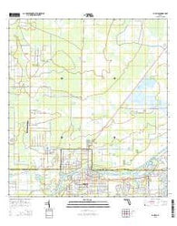 La Belle Florida Current topographic map, 1:24000 scale, 7.5 X 7.5 Minute, Year 2015