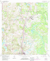 Lacoochee Florida Historical topographic map, 1:24000 scale, 7.5 X 7.5 Minute, Year 1960