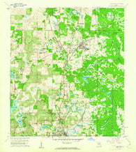 Lacoochee Florida Historical topographic map, 1:24000 scale, 7.5 X 7.5 Minute, Year 1960