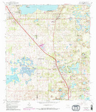 Lady Lake Florida Historical topographic map, 1:24000 scale, 7.5 X 7.5 Minute, Year 1966