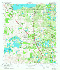 Lady Lake Florida Historical topographic map, 1:24000 scale, 7.5 X 7.5 Minute, Year 1966