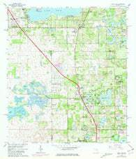 Lady Lake Florida Historical topographic map, 1:24000 scale, 7.5 X 7.5 Minute, Year 1966