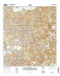Lady Lake Florida Current topographic map, 1:24000 scale, 7.5 X 7.5 Minute, Year 2015
