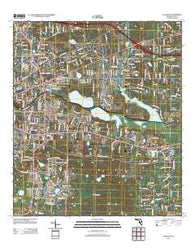 Lafayette Florida Historical topographic map, 1:24000 scale, 7.5 X 7.5 Minute, Year 2012