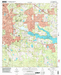 Lafayette Florida Historical topographic map, 1:24000 scale, 7.5 X 7.5 Minute, Year 1999