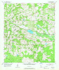 Lafayette Florida Historical topographic map, 1:24000 scale, 7.5 X 7.5 Minute, Year 1954