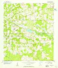 Lafayette Florida Historical topographic map, 1:24000 scale, 7.5 X 7.5 Minute, Year 1954