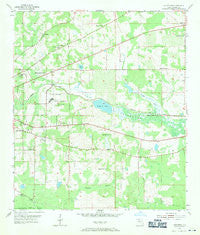Lafayette Florida Historical topographic map, 1:24000 scale, 7.5 X 7.5 Minute, Year 1954