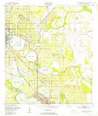 Lake Arbuckle SW Florida Historical topographic map, 1:24000 scale, 7.5 X 7.5 Minute, Year 1952