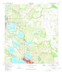 Lake Arbuckle SW Florida Historical topographic map, 1:24000 scale, 7.5 X 7.5 Minute, Year 1952